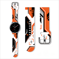 20mm Anime Printed Strap for Samsung Galaxy Watch 6/5/4 40mm 42mm 44mm Band Replaceable 22mm Bracelet for Amazfit Balance 5Pro