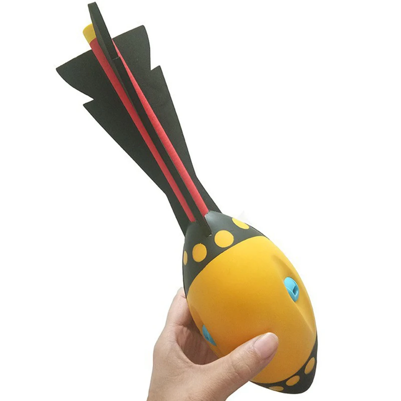 Siluro lancio palla PU schiuma Missile palla per bambini Rocket Ball lancio all'aperto giocattolo Javelin Ball