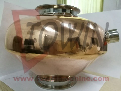 Gold Seller 300mm Red Copper Whisky Rum Helmet for Moonshine Stills and Processing