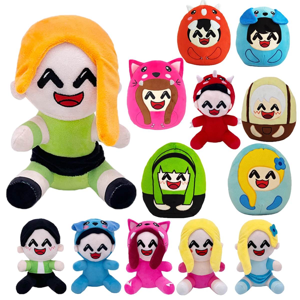 

Anime Omz Plush Toy Omz Cute Crew Doll Omz Peluches Pillow Merch Stuffed Dolls for Kids Birthday Christmas Gifts