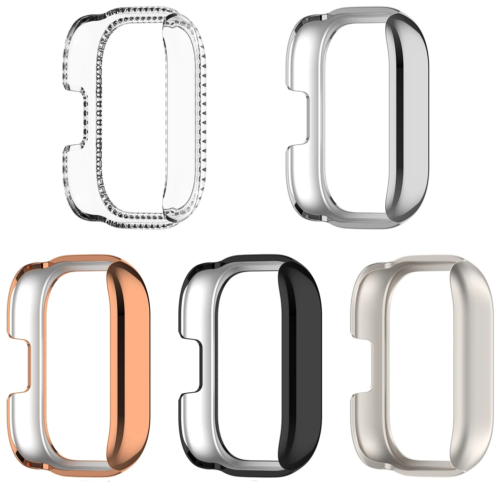 Cover Case For Redmi Watch 5 Lite hollowed out single row diamond hollow protective case