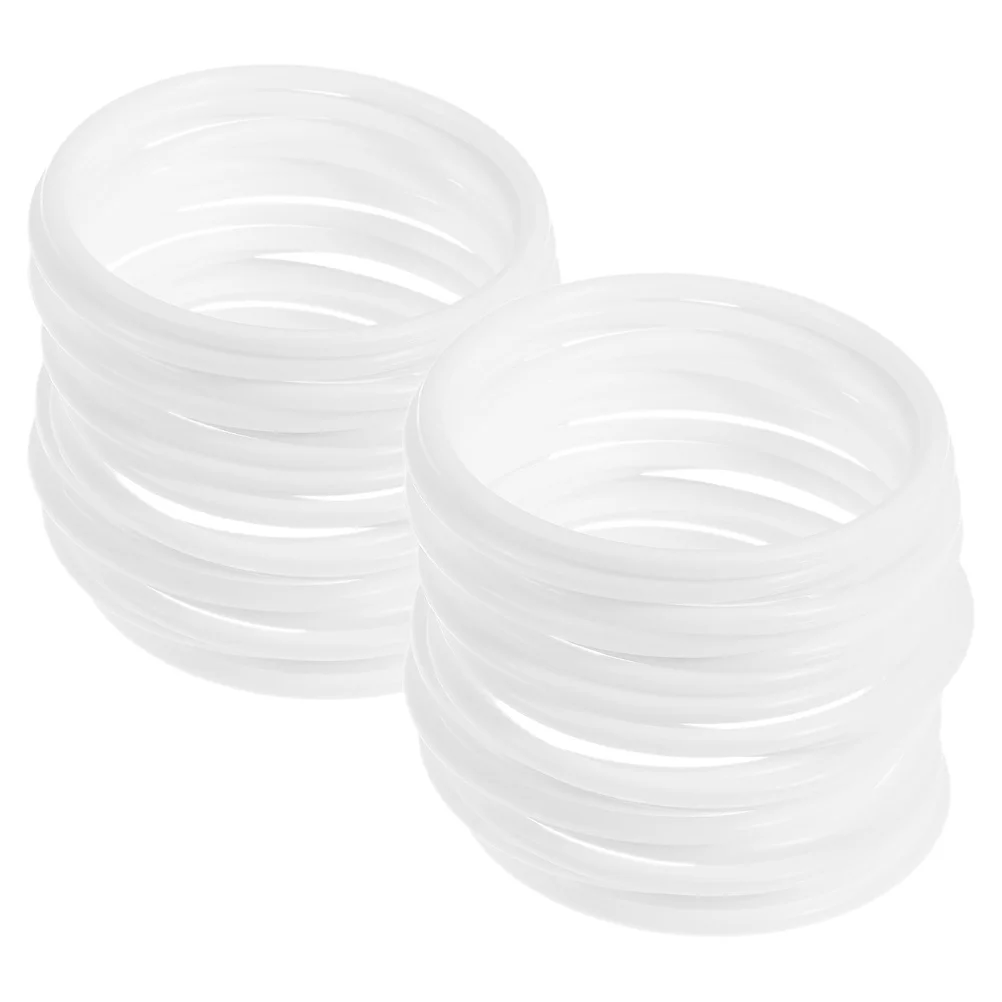 50 قطعة الأطواق البلاستيكية للحرف اليدوية DIY حلم الماسك اكسسوارات إكليل الأزهار إطارات حلقات بلاستيكية الأزهار هوب التطريز هوب #6