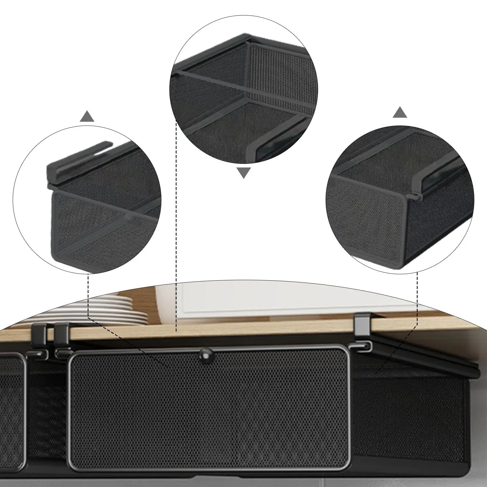 

Красивый подвесной выдвижной ящик-органайзер для нижнего белья для столовой, офисного шкафа