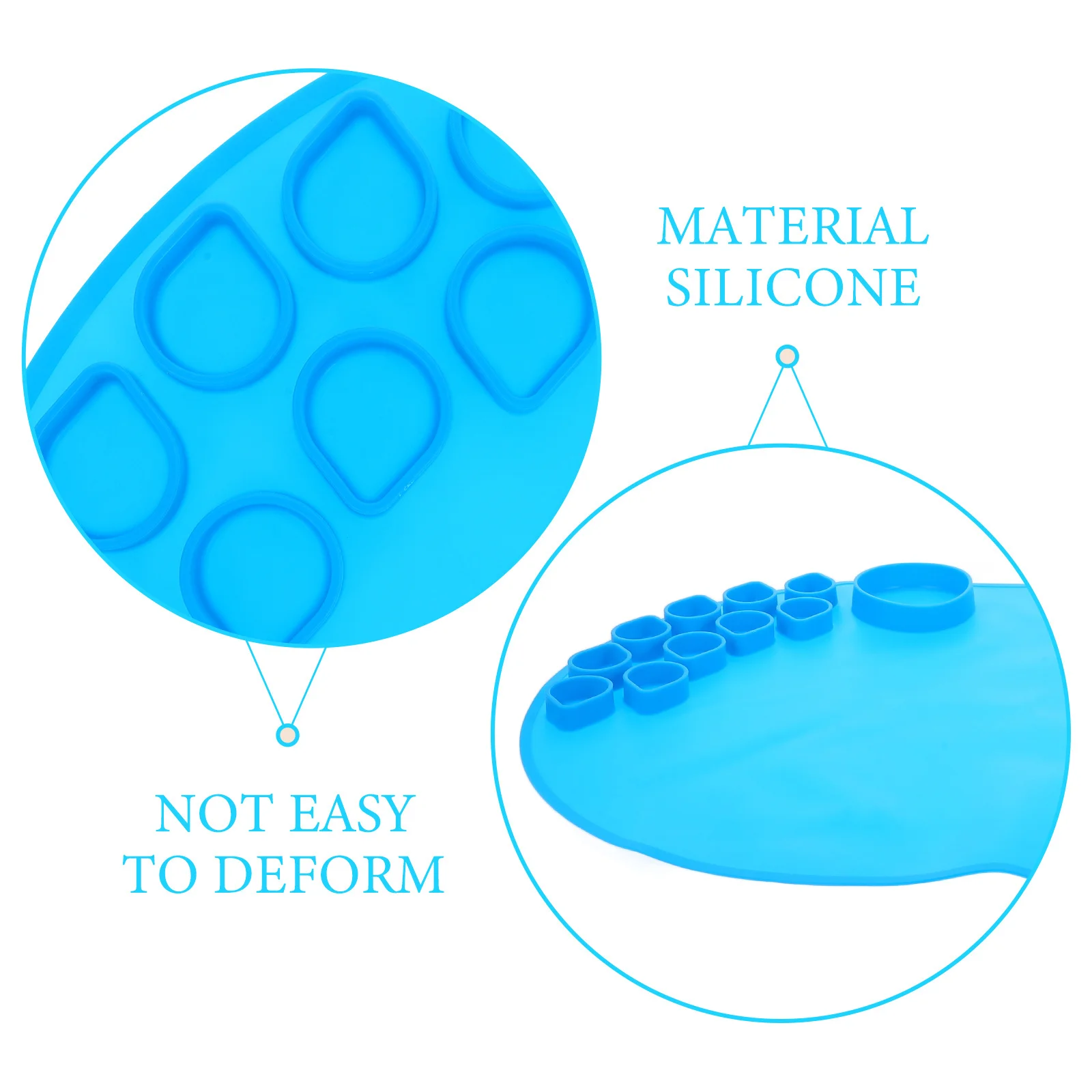 

Silicone Craft Mat 30X40Cm Non-Stick Reusable For Diy Painting Resin Art Silicone Palette Tabletop Protection Pad