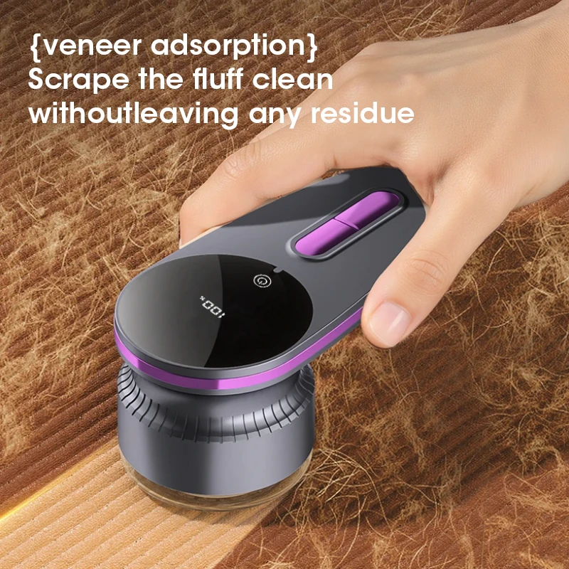 

Rechargeable Electric Hair Ball Trimmer Portable Lint Remover Clothes Shaver Household LED Display High Capacity for Clothing