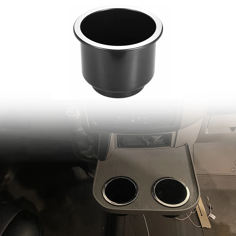 Car Water Cup Holder ABS Accessories Black Direct Mount Fits For RV Boat Insert Replacement High Quality Hot Sales