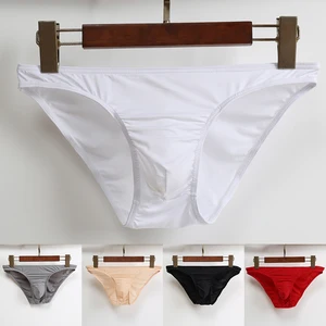 Unterwäsche der Bulge -Beutel für Männer, sexy Unterhosen, Bikini -Höschen, transparentes Innenraum, helle Pumpe, feste Farbe 8 Hauptverkäufe China Höschen - №5
