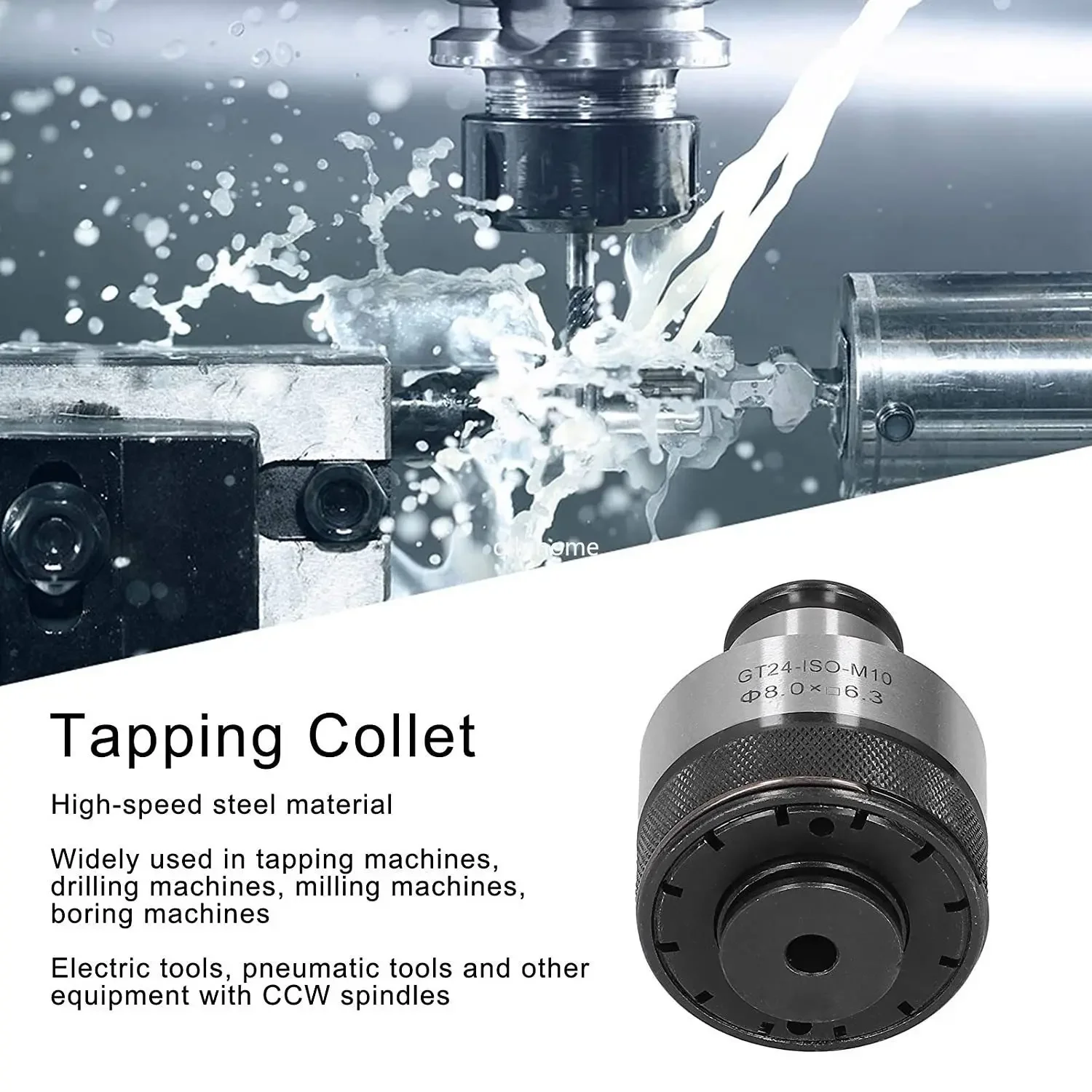 GT24 Tapping Chuck Threading Machine Radial Drill Tap Holder National Standard Japanese Standard Machine Tapping Collet Overload