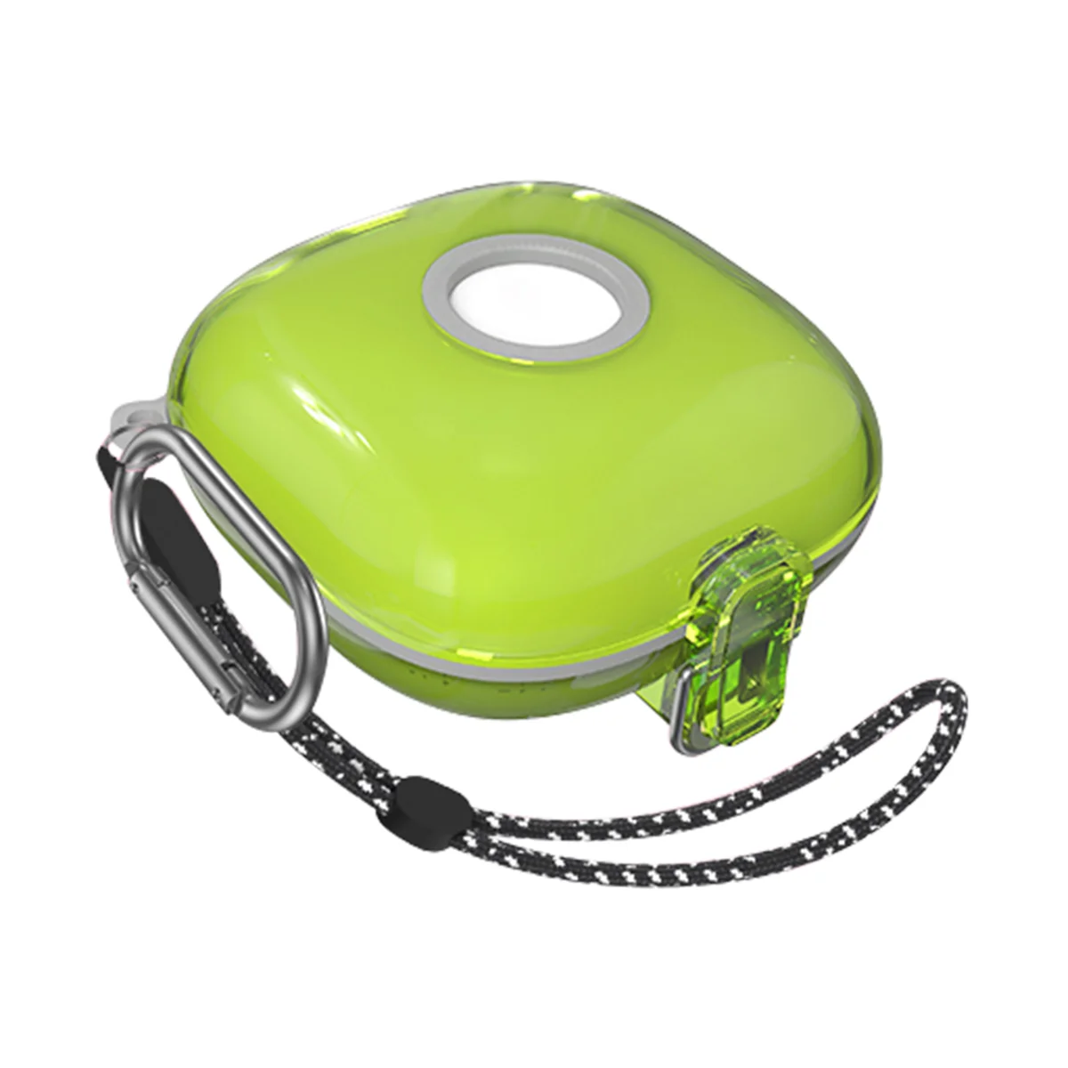 حافظة حامل سماعة الرأس، غطاء TPU لسماعات الأذن اللاسلكية مع حافظة ممتصة للصدمات بخطاف الحبل لـ Fit Pro-D