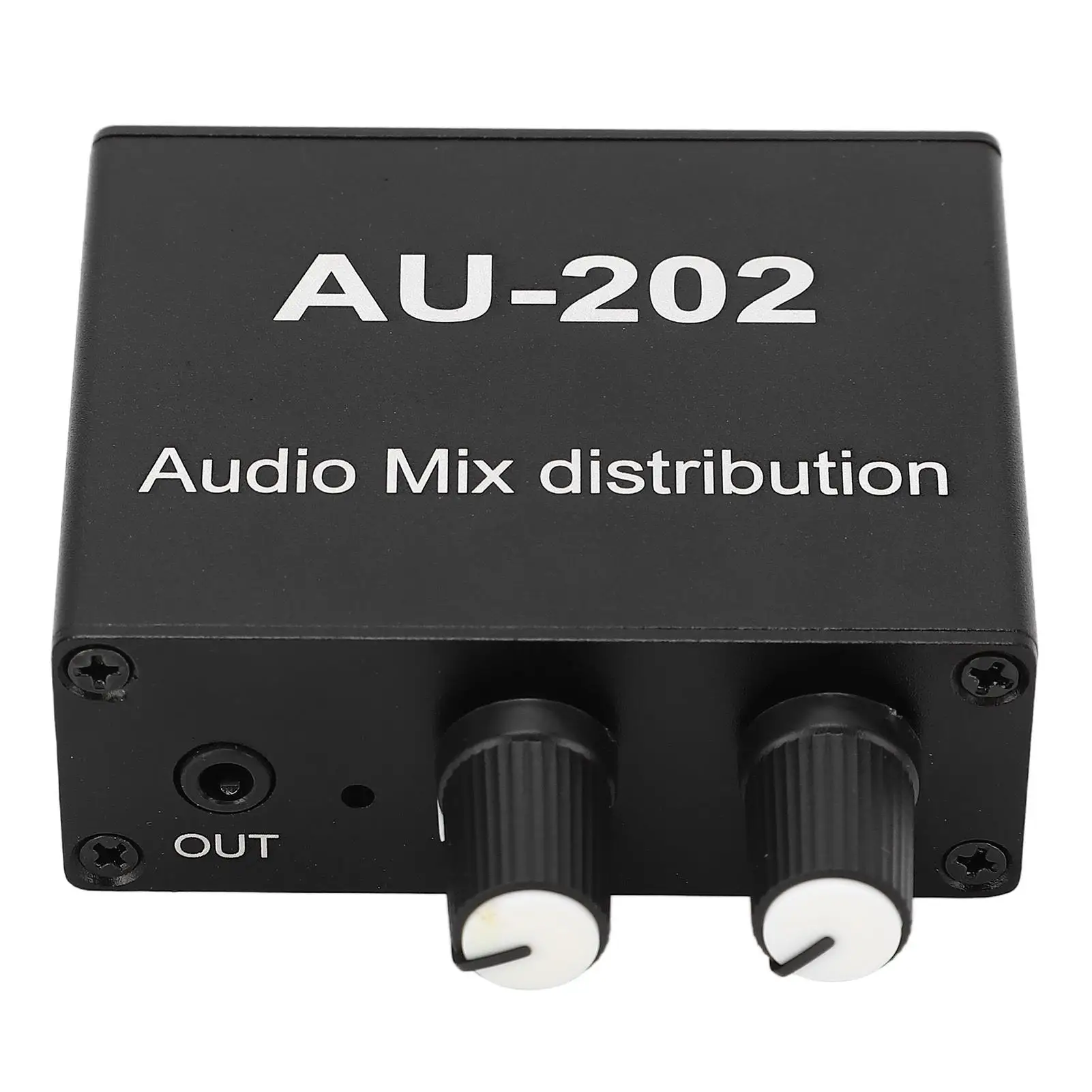 

2 Input 2 Output Stereo Audio Mixer Distributor for Headphones - Wide Compatibility and Corrosion Resistance