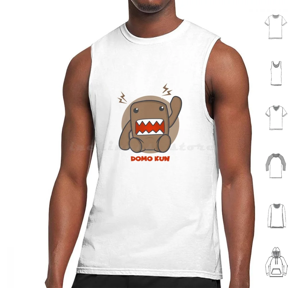 

Майки Dome Kun Rawr с принтом из хлопка Domo Kun Rawr