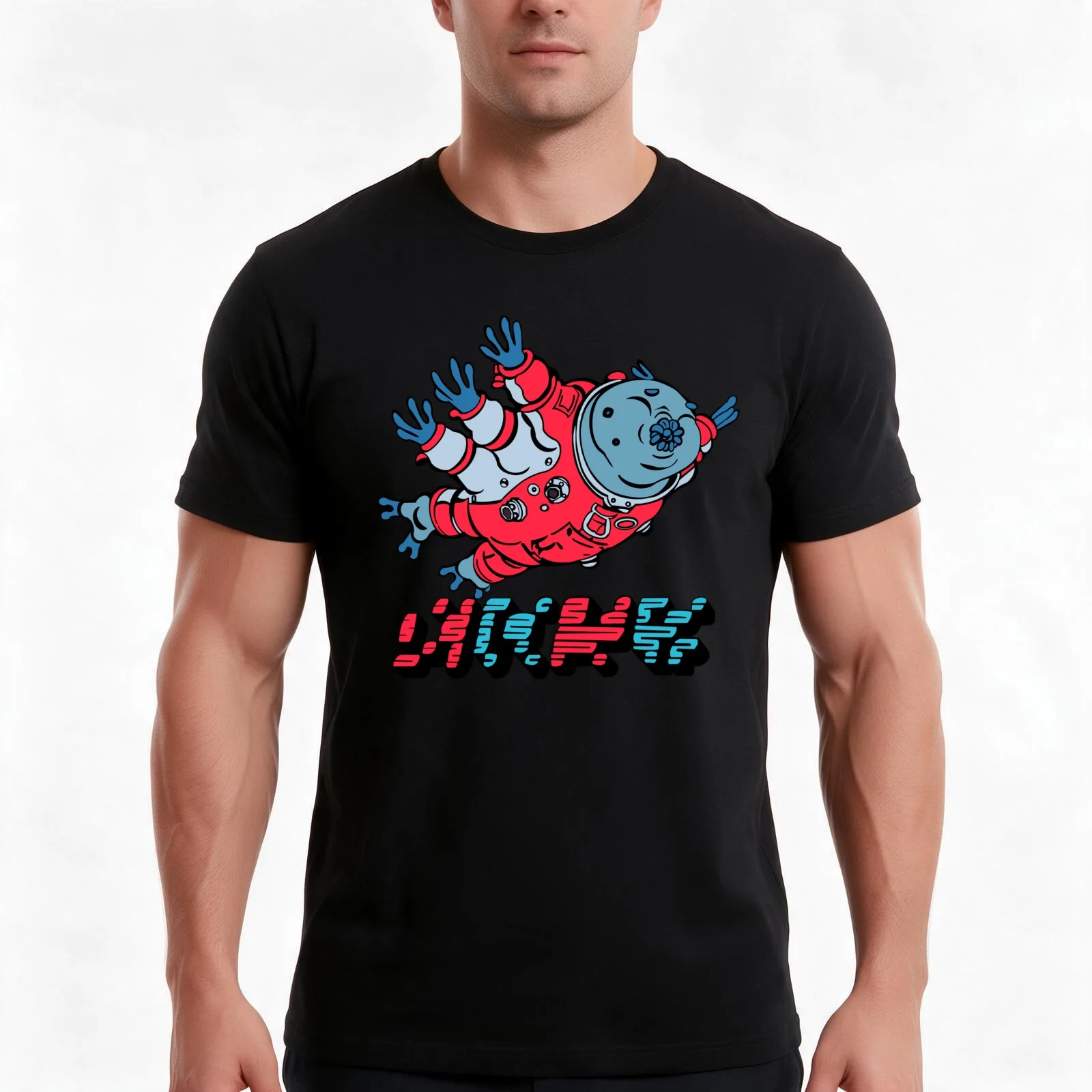 Prospect Puzo T-Shirt, Summer Casual Cotton Tee, Oversized Streetwear Tops, Vintage Graphic Print, Loose Fit Short Sleeve
