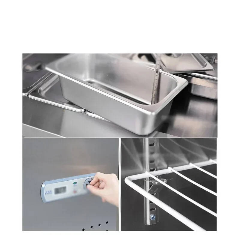 الجملة Malatang الخضار الطازجة حفظ خزانة عرض 1300L المبردة الطازجة حفظ خزانة العرض #2