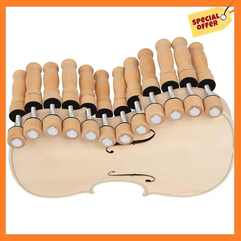 

AD08-10Pcs Single Violin Clip Local Free Clamping Violin Repair Tools For Musical Instrument Repair