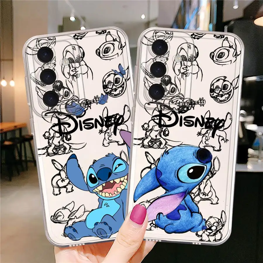 Stitch The Baby Disney Phone Case for Samsung Galaxy A12 A22 A32 5G A52 A72 4G A71 A51 A50 A50s A21s A31 A16 A52s Cover