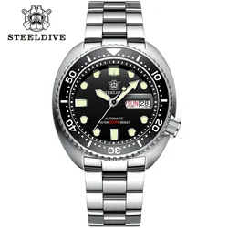 STEELDIVE SD1972 Fully Automatic Mechanical Men's Wristwatch NH36 Movement Luminous 20Bar Waterproof Watch