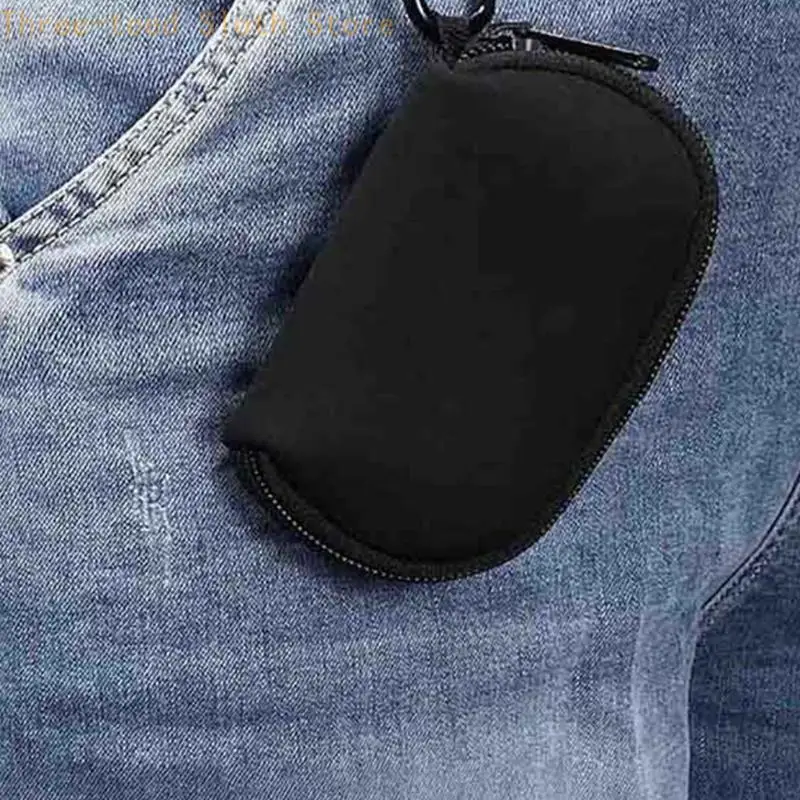 Schnell zu öffnende Reißverschlüsse für Ohrhörer, kleine, reisefreundliche Design-Tasche, stoßfester Schutz für verschiedene – Detail 3