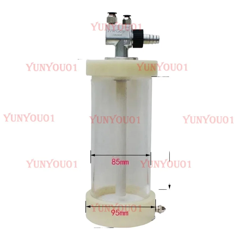 Experimental/Test Electrostatic Powder Coating Cup Hopper with Powder Injector Paint Barrel Spray Painting Equipment