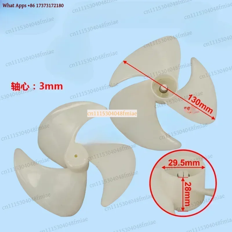 k3 Cooling Fan Blade Replacement for Samsung Double Door Refrigerator, 13cm Motor Propeller