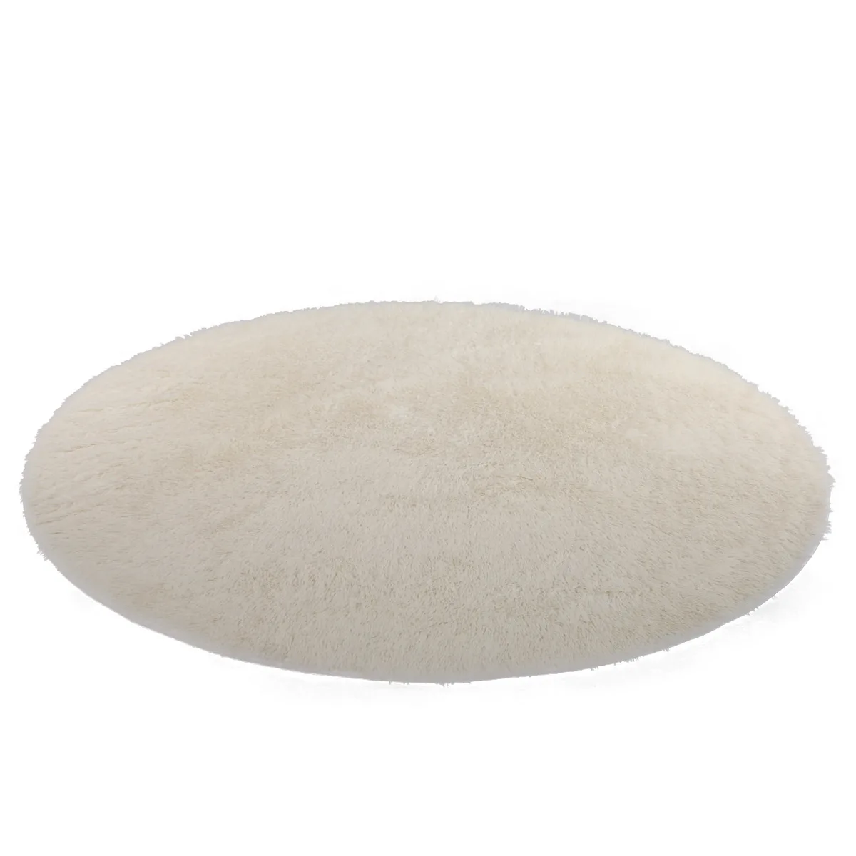 VIKAMA Silk Wool Round Hanging Basket Floor Mat For Living Room Swing Computer Chair Bedroom Bedside Rug Home Decoration