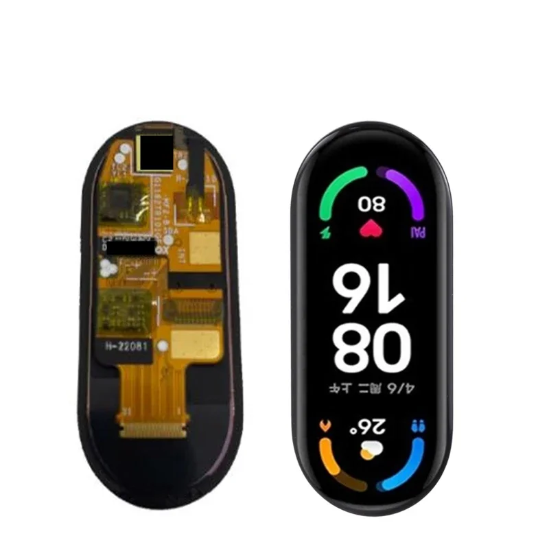 AMOLED For Xiaomi Mi Band 7 LCD Display Touch Screen Digitizer Assembly For Xiaomi Band 7 Band7 NFC LCD Smart Bracelet LCD