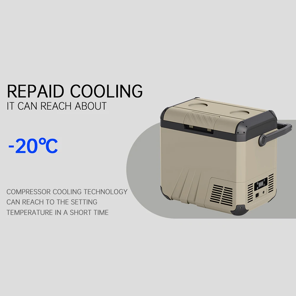 التيار المتناوب/تيار مستمر 18L صندوق تبريد OEM لسيارة RV جرار شاحنة ثلاجة 35 واط ثلاجة ثلاجة محمولة #4