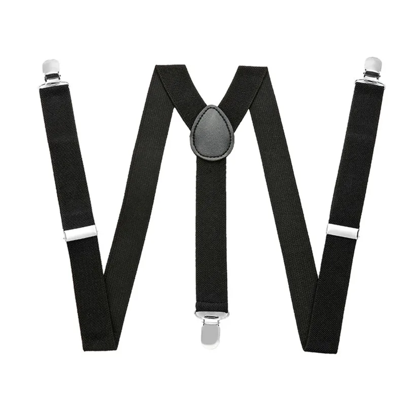 Men Suspenders High Elastic Adjustable 3 Strong Clips Suspender Heavy Duty W Trousers Braces Pants Holder Wedding Wear New