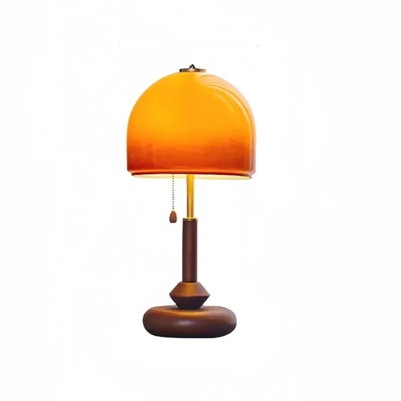 

Mushroom desk lamp bedroom, bedside lamp retro lamp