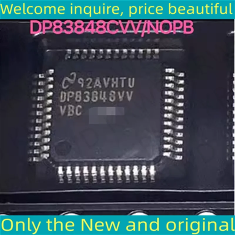 

3 шт. DP83848CVV Новые и оригинальные DP83848CVV/NOPB DP83848CVV DP83848C DP83848 83848 LQFP48