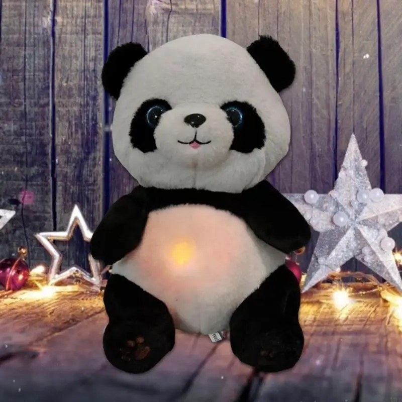 77hd jouet panda respiration en peluche robuste pratique pour une réduction l'anxiété une meilleure expérience pour