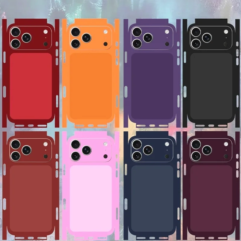 Individuelle Rückseitenfolie für iPhone 18/17/16/15/14 Pro MAX, Schutzaufkleber, Rückseitenfolie, personalisierbarer Aufkleber