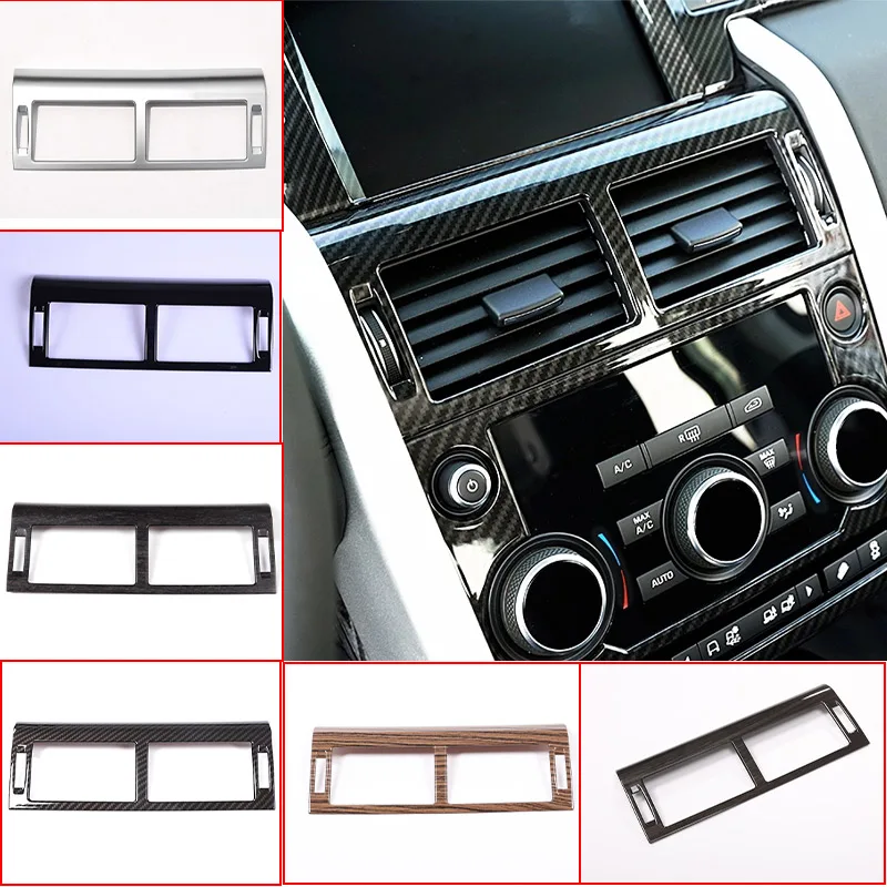 For Land Rover Discovery Sport 2015-19 ABS Car Central Control Air-Conditioning Air Outlet Frame Decorative Trim Car Accessories