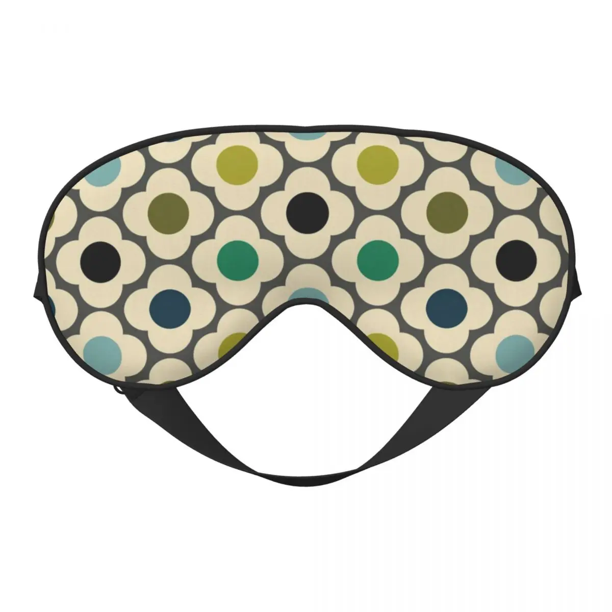 أورلا كيلي الزهور مجردة النوم قناع عين هندسية مزدوجة الجانب قيلولة الصحة غطاء العين للطائرة الرجال النساء الإبداعية إيباتش