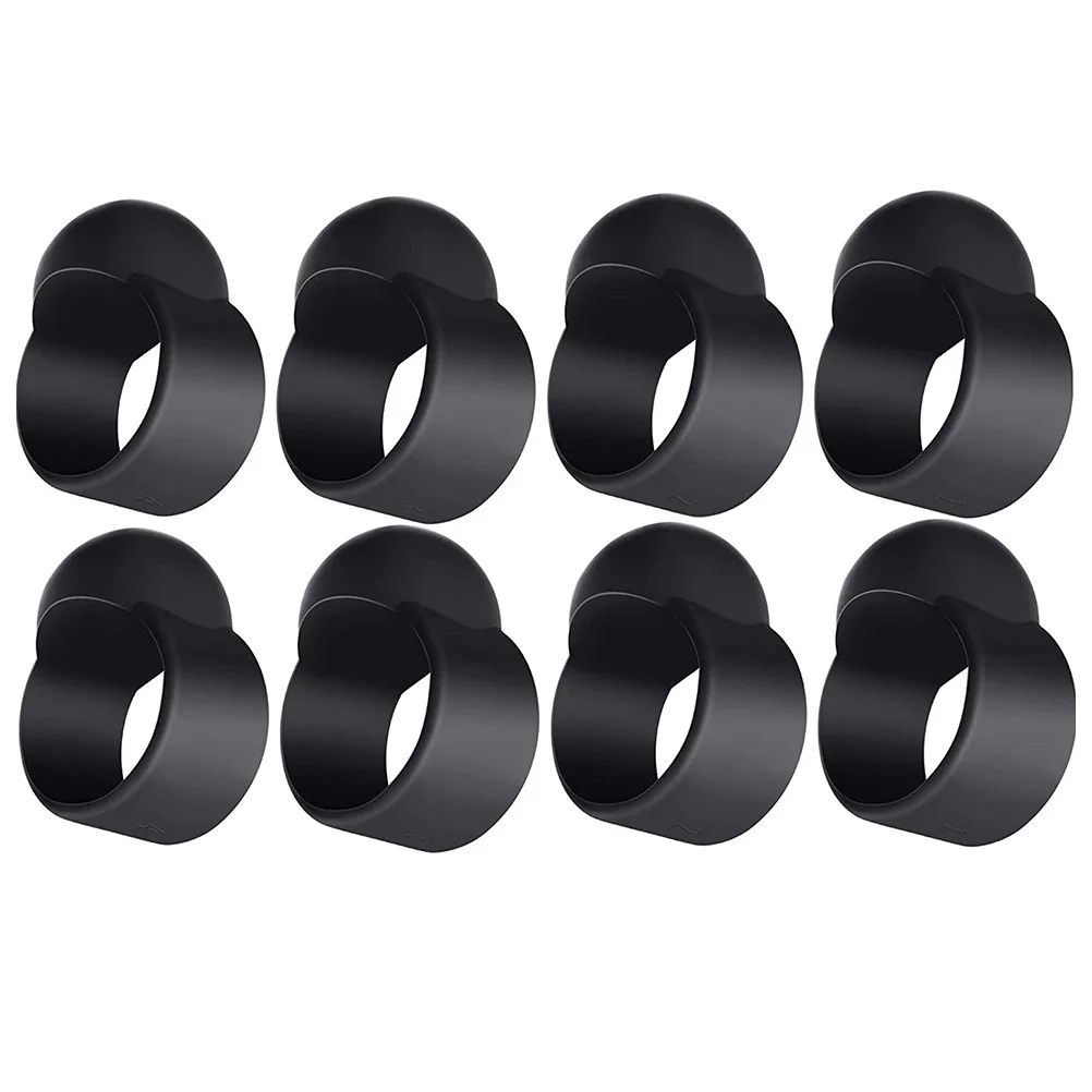 

8 Pcs Ethereal Drum Finger Cots Knocking Pick Sleeve for Beginner Percussion Instrument Stainless Steel Tool