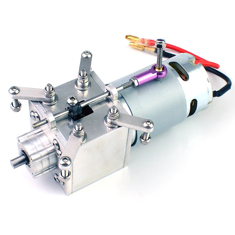 Metal 2 Gear Gearbox simulation Transmission for 1/14 Tamiya RC Truck SCANIA 770S VOLVO BENZ MAN TGX Car Accessories