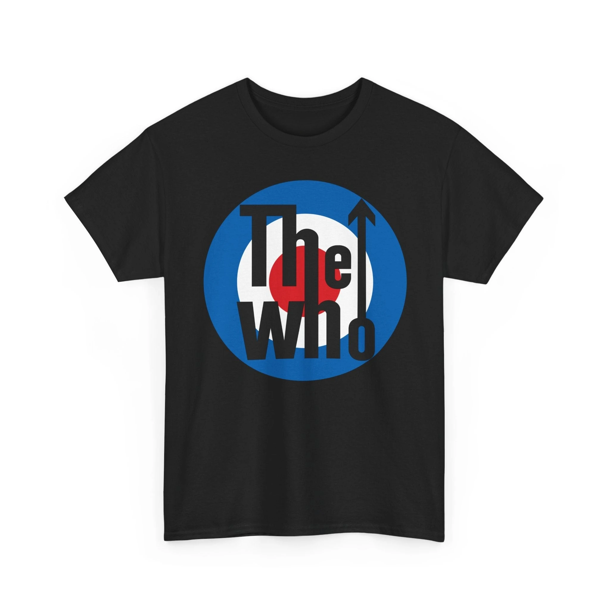 T-shirt unisexe en coton 100% pour hommes, avec graphiques classiques de la groupe de rock The Who Mod Target, nouvelle mode rétro Y2k, col rond, été 2026