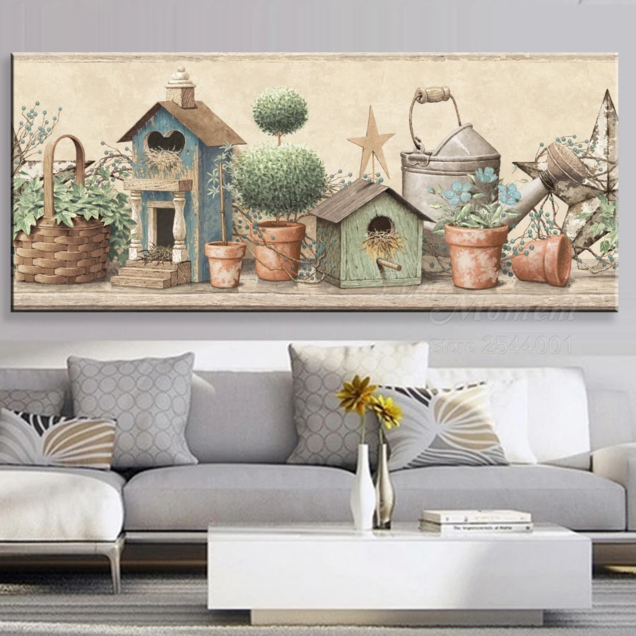 Garden Floral Spring Pastoral Handmade Diamond Painting Ever Moment Mosaic Embroidery House Square Round Stones xCraft ASF2292