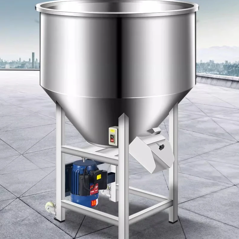 Heavy-Duty 304 Stainless Steel Feed Mixer: for Food Seed Coating, Medicine Blending Aquaculture Feed Mixing Dough Equipment JT40