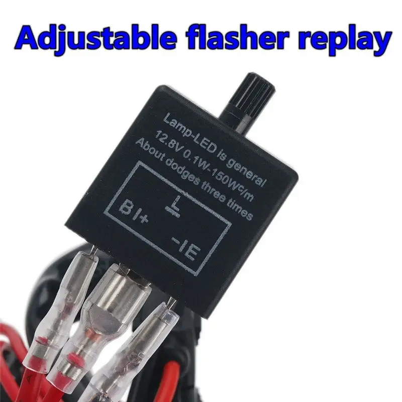 Reliable-Motorcycle Universal Rocker Switch Turn Signal Kit Horn Flasher Relay Kit For SXS UTV ATV Dirt Bike Polaris Kawasaki