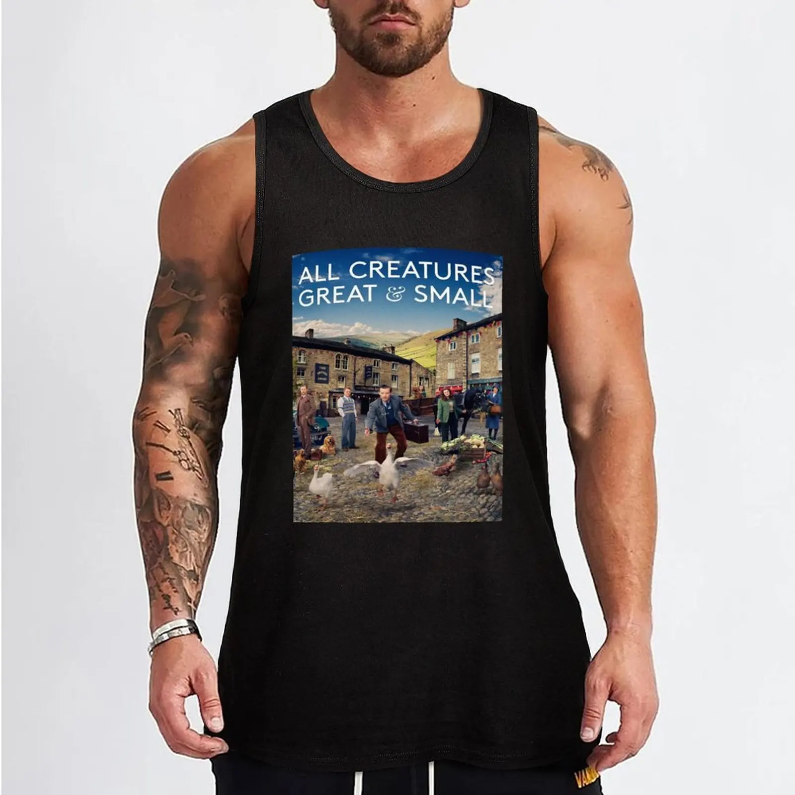 All Creatures Great and Small family Tank Top men clothes men gym clothing t-shirt gym man