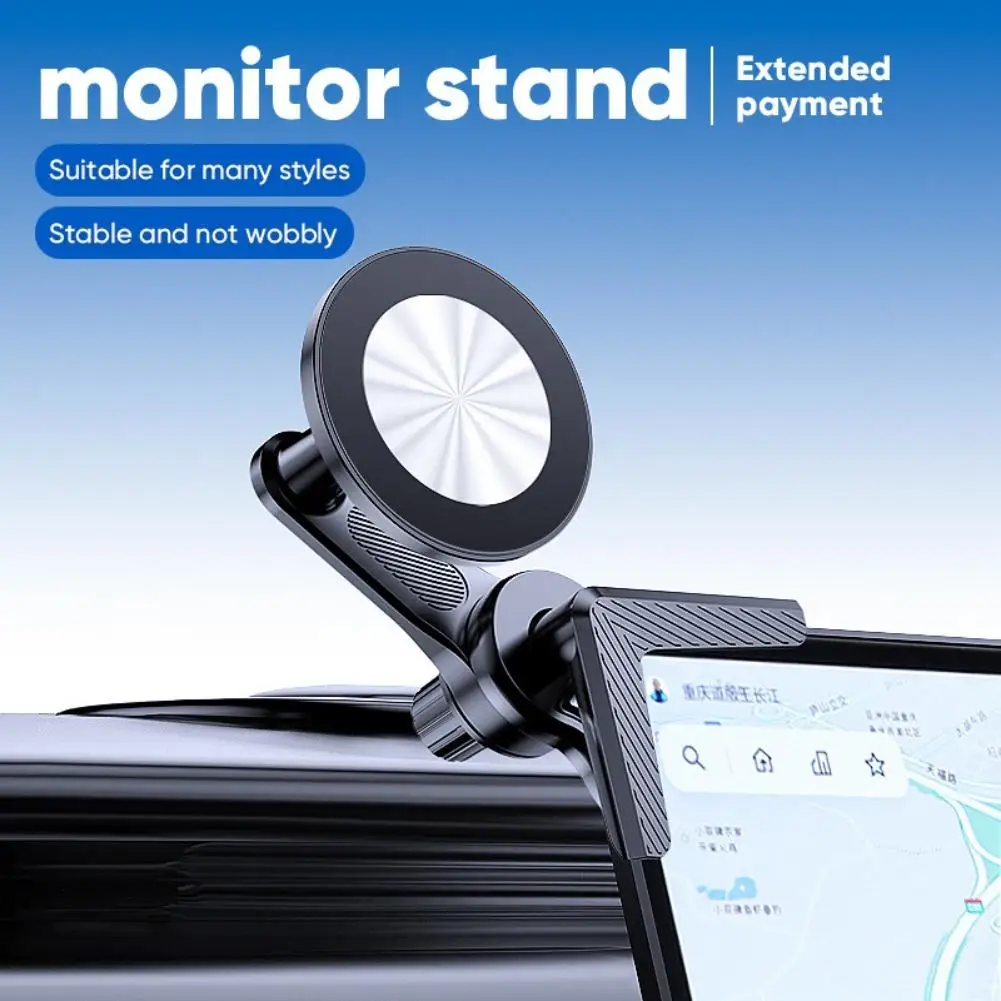 Car Phone Mount for Floating Central Control Screen Magnetic Shockproof Phone Holder Clip For New Energy Vehicle Navigation