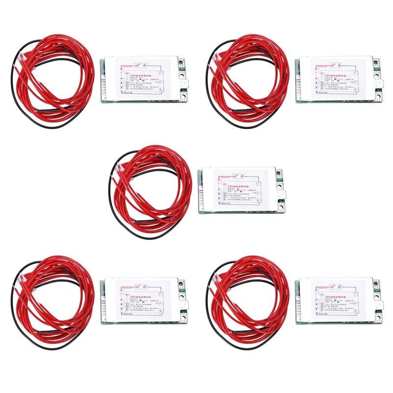 

Плата защиты литиевых аккумуляторов CGDS-5X 7S 24V 15A (BMS PCB) для электровелосипедов и электросамокатов