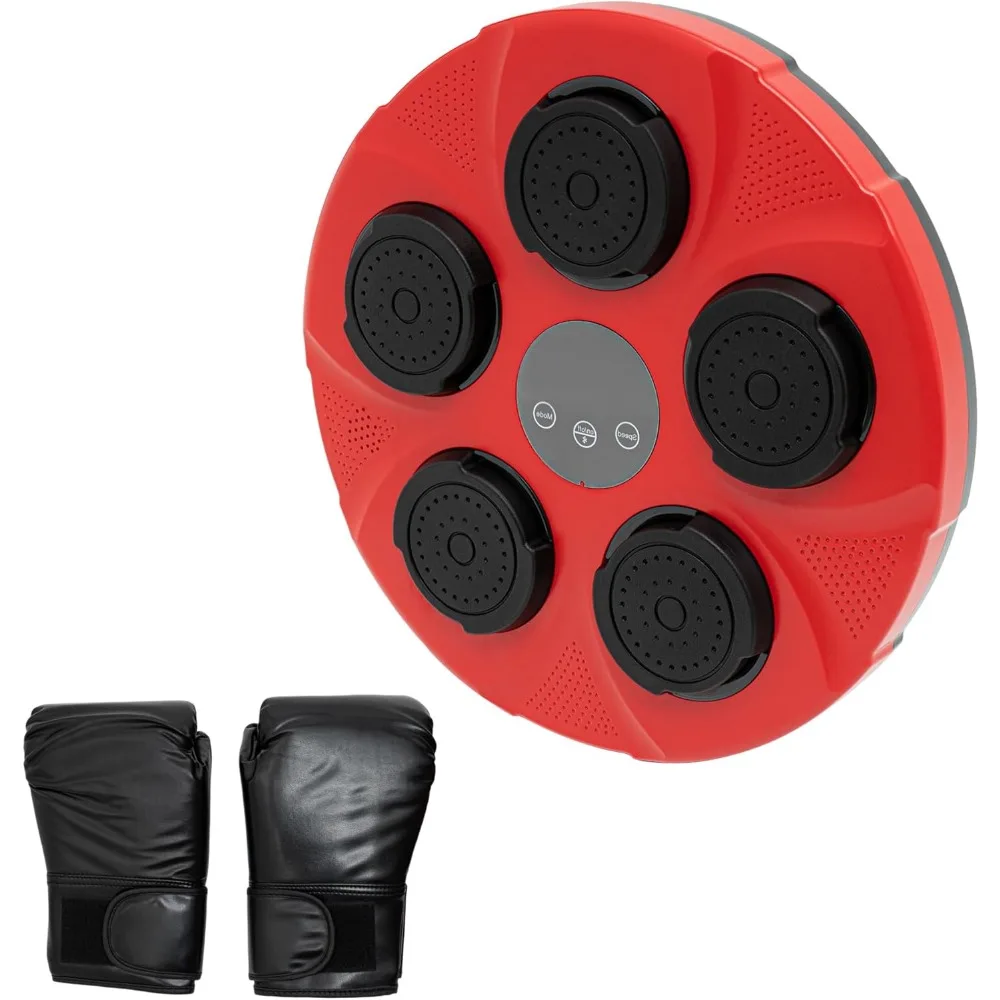 Wall-Mounted Boxing Machine with Gloves Wall One Punch Boxing Wall Target with Bluetooth Boxing Training Equipment