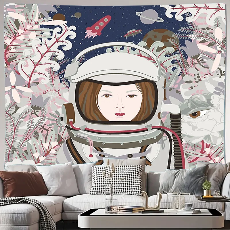

Галактика гобелен космический гобелен туманность гобелен небесный настенный декор звездного неба Вселенная фреска космический декор комнаты эстетический