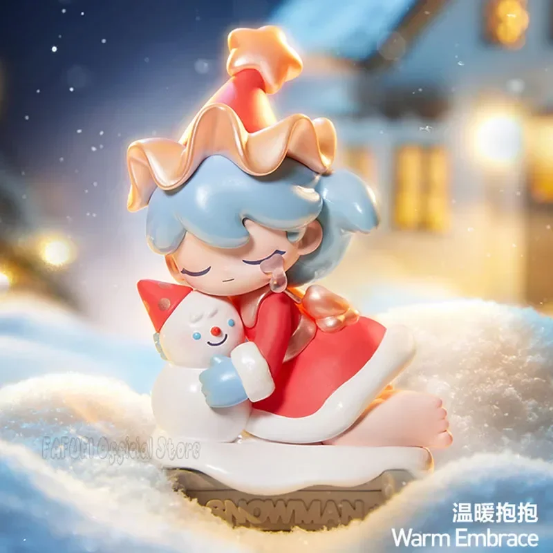 POP MART AZURA Warme Kerst Serie Blind Box Guess Bag Mystery Box Speelgoed Pop Anime Figuur Desktop Ornamenten Gift Collection