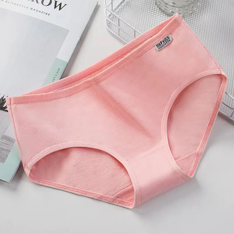 3PCS Panties Sexy Women Underwear Antibacterial Briefs Seamless Cozy Cotton Female Underpants Intimates Low-Rise Lingeries