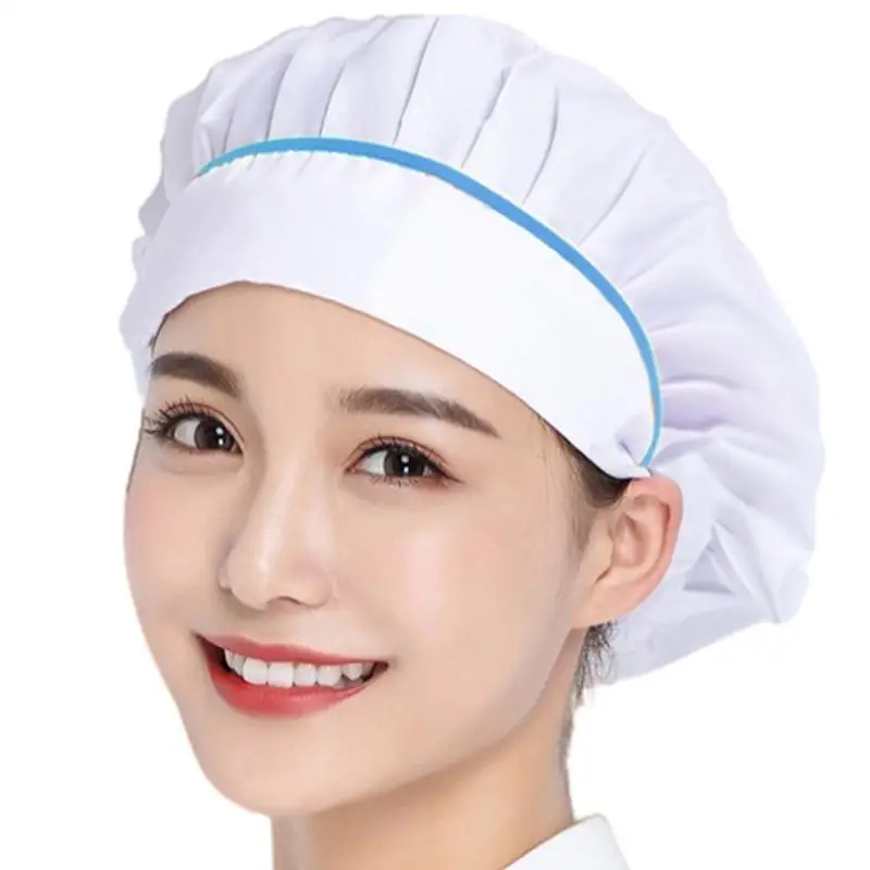 39BD Mũ Nấu Ăn Nhà Bếp Mũ Đầu Bếp Mũ Làm Việc Có Thể Điều Chỉnh Mũ Nấu Ăn Baker Cho Unisex