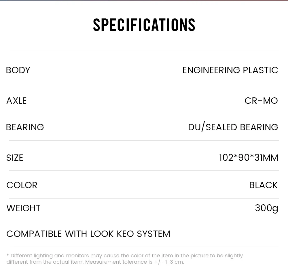 RYET Rennradpedal Selbstverriegelnd Aluminium Für SPD-SL MTB Rennrad Clipless Fahrradpedale Fahrradfußplatten Plattformteile – Detail 2