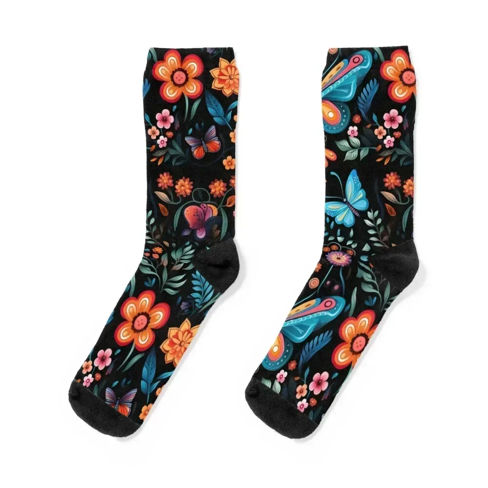 Slavic national folklore #6 Socks kawaii Crossfit floor Socks Men Women's