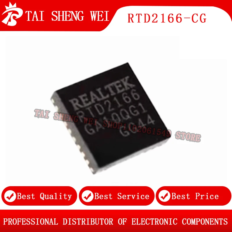 

5 шт. новый оригинальный RTD2166 RTD2166-CG QFN32 QFN-32 HD чип платы преобразователя IC